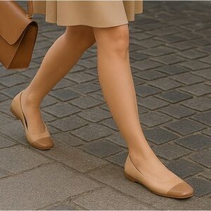 DV by Dolce Vita Melanie Blush Flats Size 8.5 | Patent Toe Ballet Flats